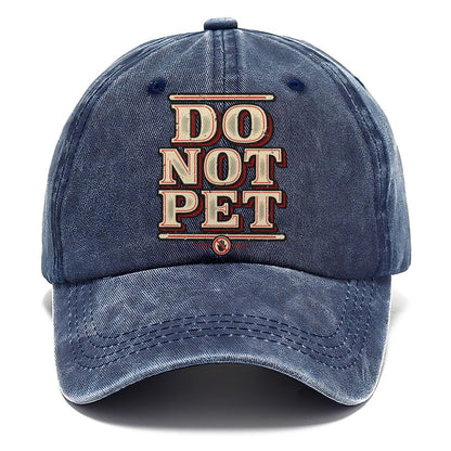 Do Not Pet American Wit Classic Cap – Twilight Navy