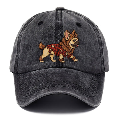 One French Bulldog In Halloween Costume Werewolf With Tufted Fur Patches And Small Fangs Halloween Dog Parade Classic Cap – Graphite