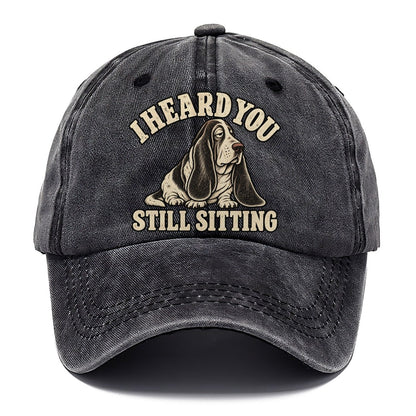 Basset Still Sitting Everyday Originals Classic Cap – Graphite