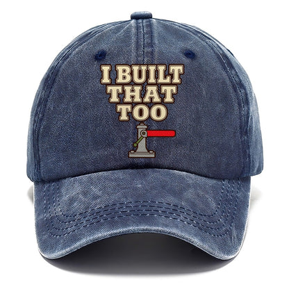 I Built That Too Model Railways Classic Cap – Twilight Navy