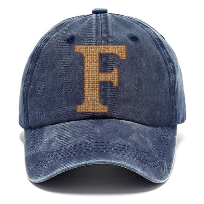 Woven Tweed F Monogram Classic Cap – Twilight Navy