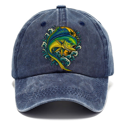 Mahi Mahi Blaze Fishing Club Classic Cap – Twilight Navy
