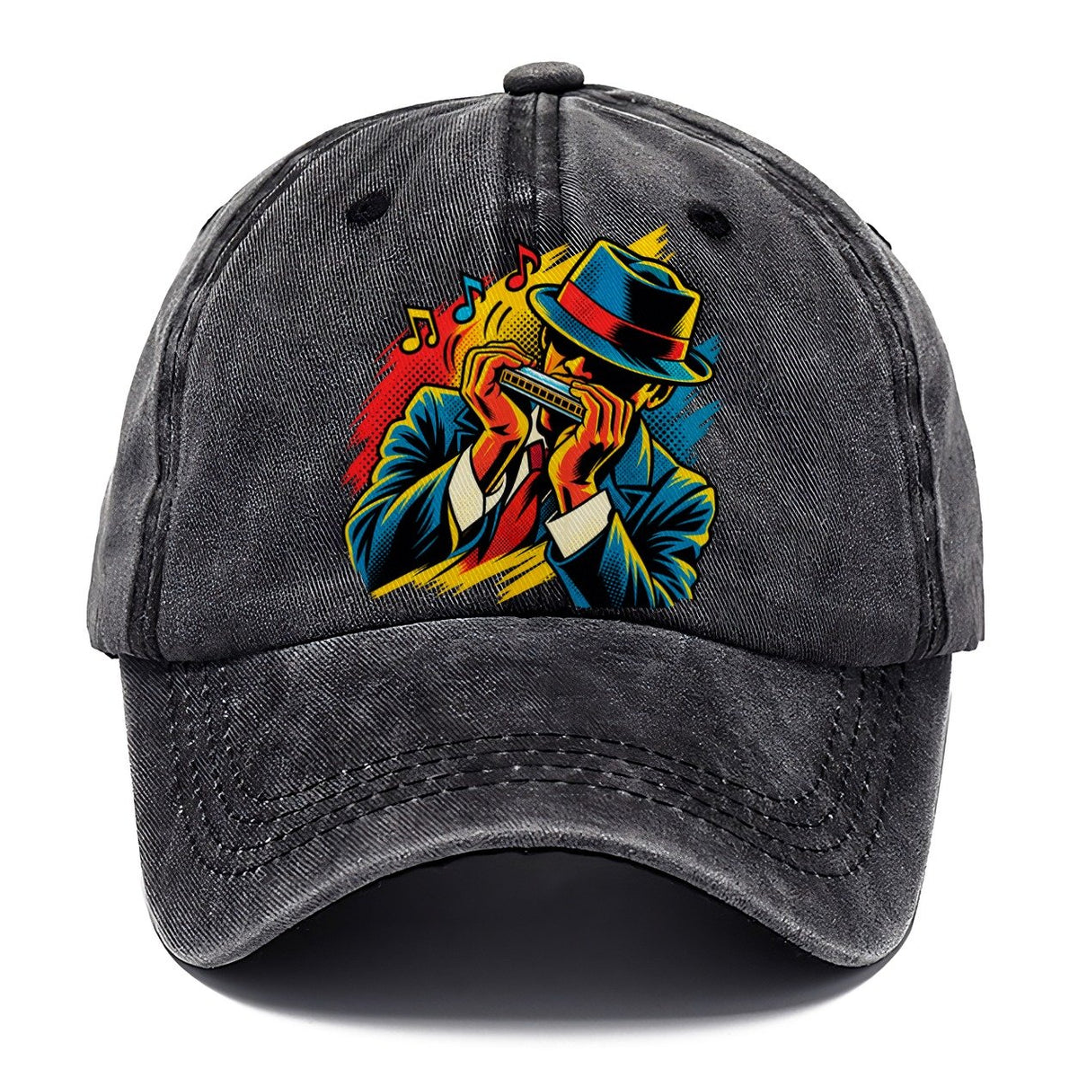 Pop Art Harmonica Classic Cap – Graphite