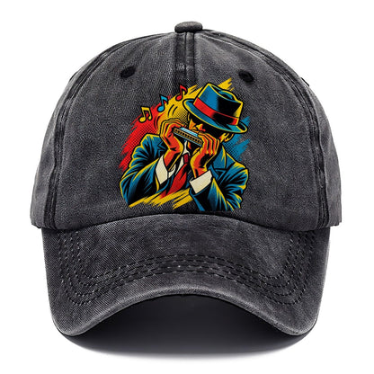 Pop Art Harmonica Classic Cap – Graphite