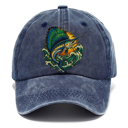 Sailfish Spearhead Fishing Club Classic Cap – Twilight Navy