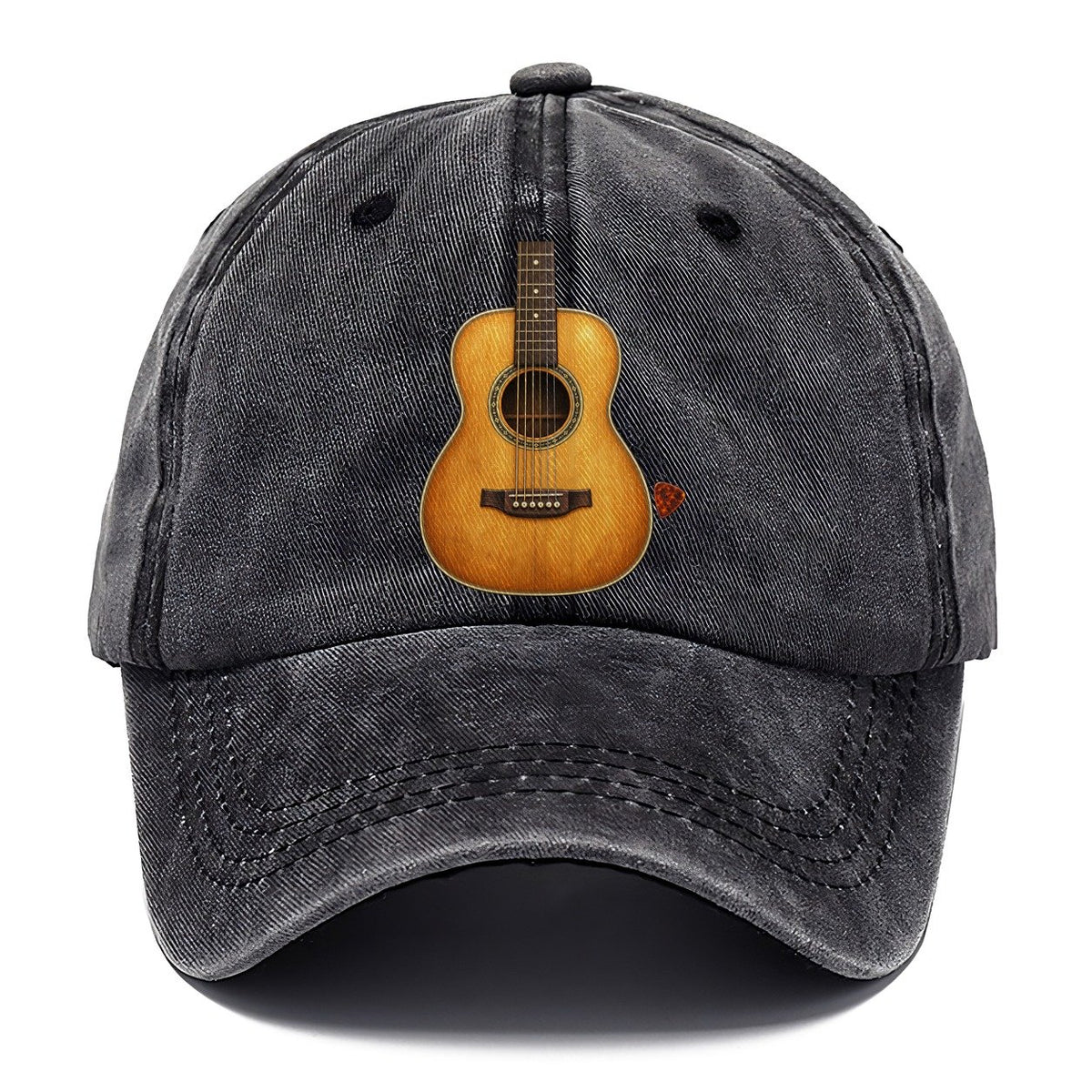 Acoustic Rosette And Pick Pastimes Companions Classic Cap – Graphite