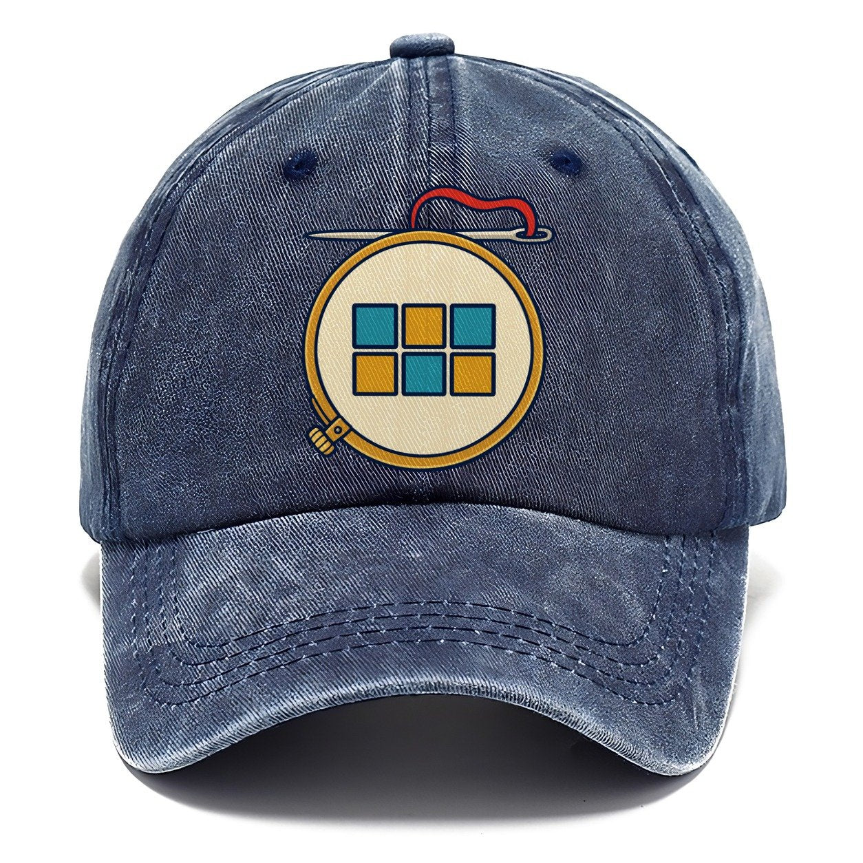 Hoop And Needle And Needlework Classic Cap – Twilight Navy
