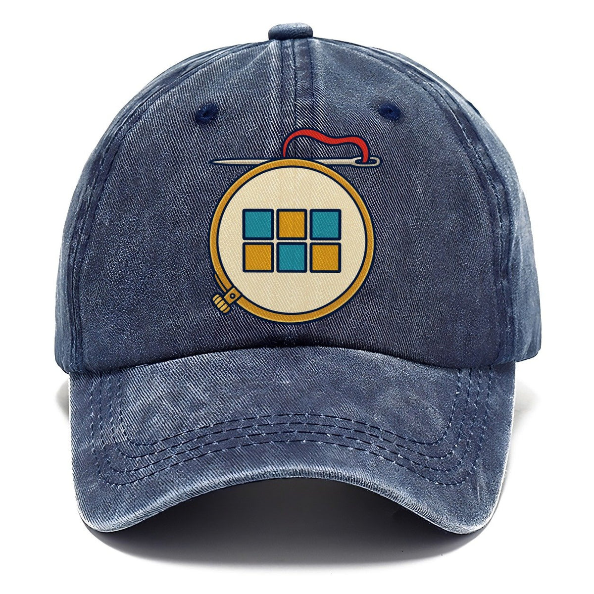 Hoop And Needle And Needlework Classic Cap – Twilight Navy