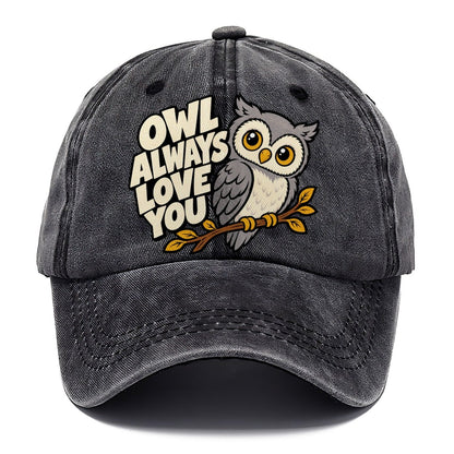 Pop Art Owl Animal Puns Classic Cap – Graphite