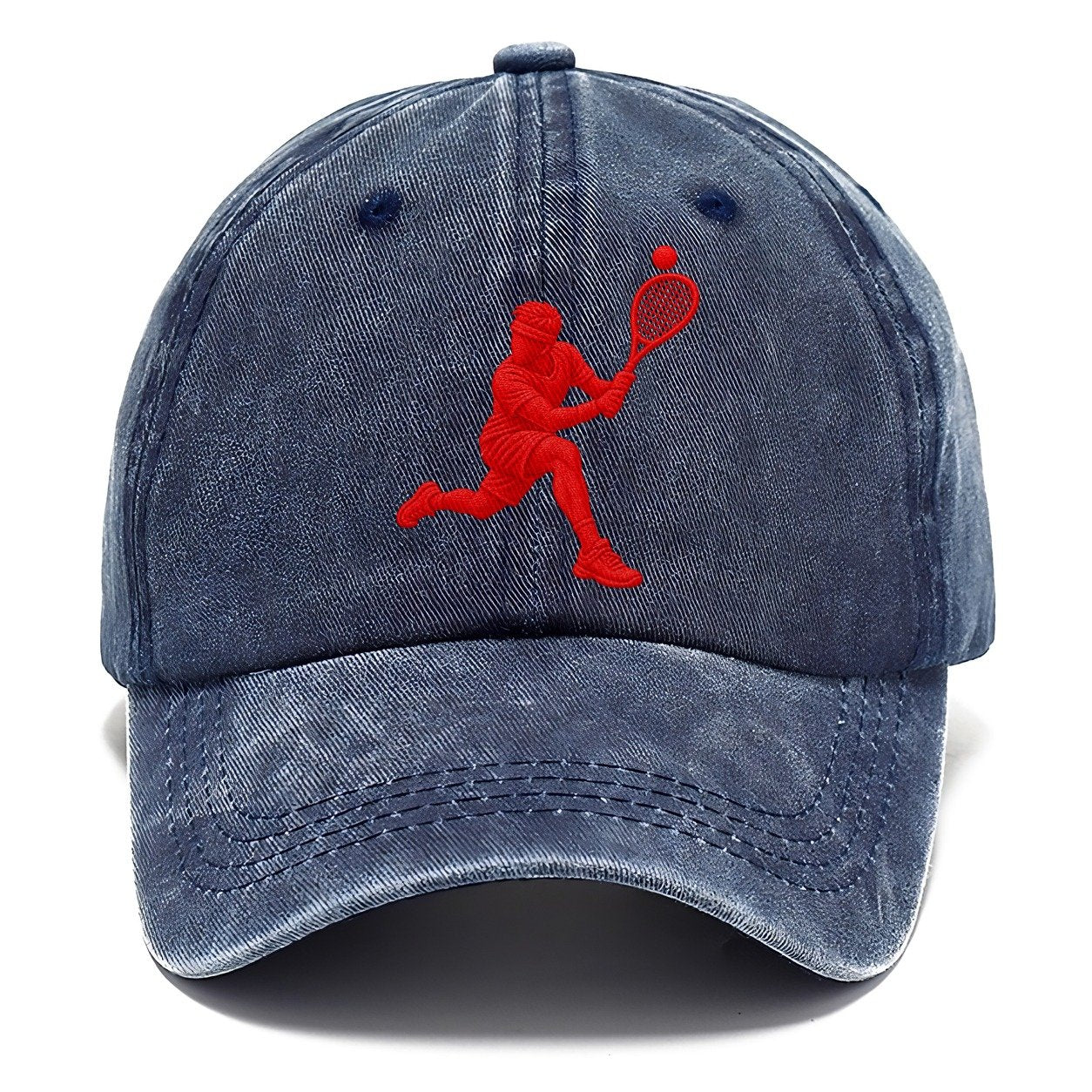 Squash Deep Backhand Lunge Micro Motion Mark Classic Cap – Twilight Navy