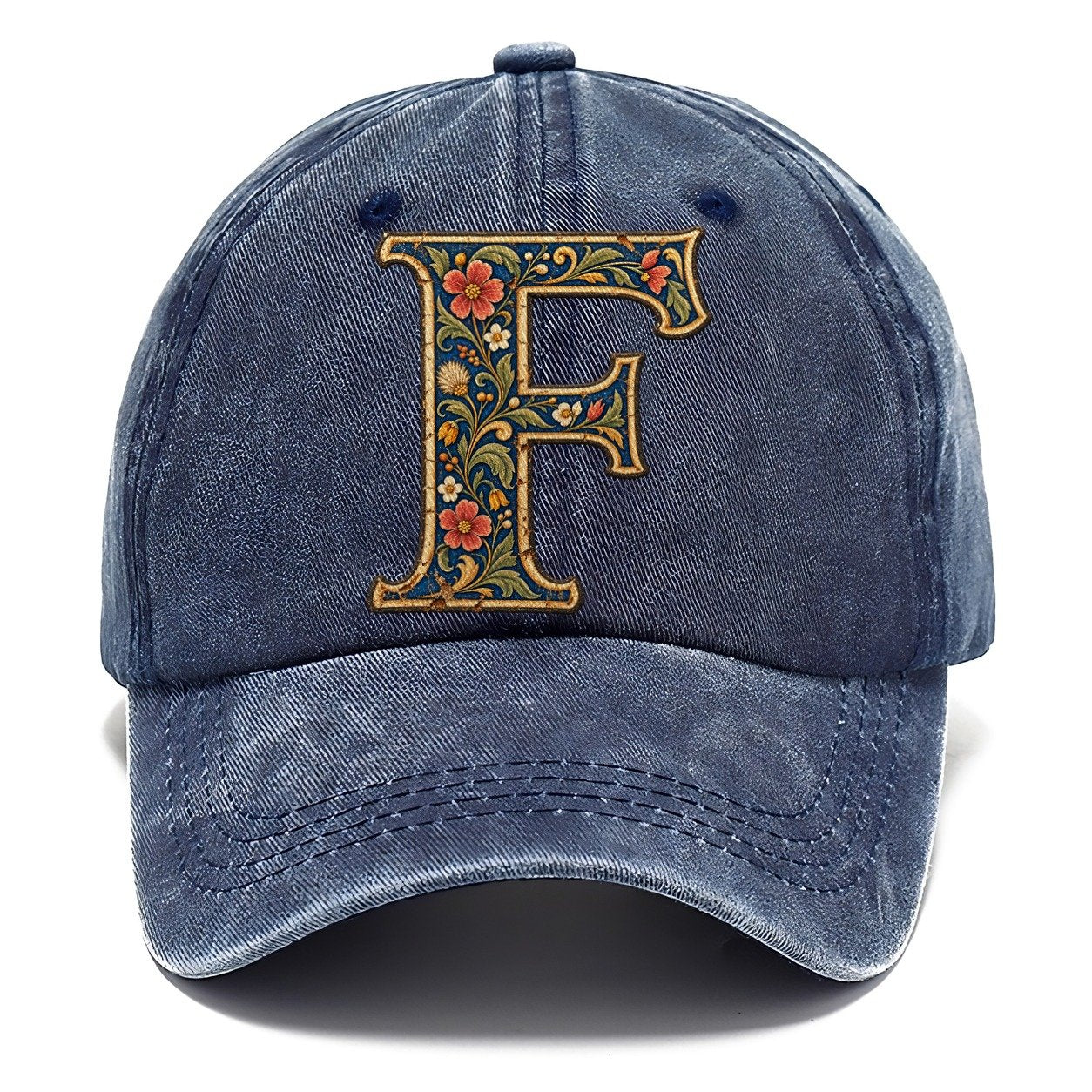 Wildflower F Monogram Classic Cap – Twilight Navy