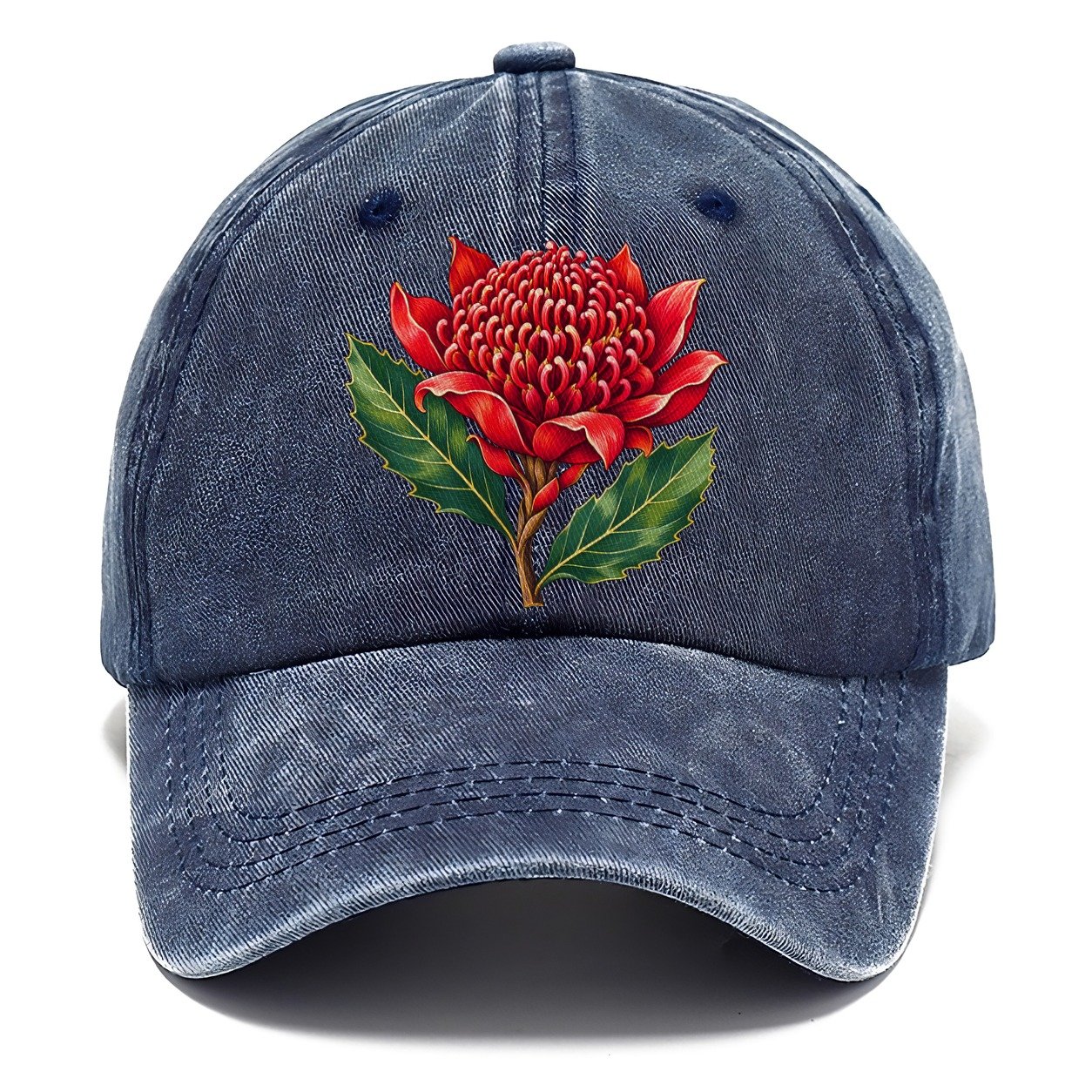 New South Wales Waratah Bloom Australia Cultural Icons Classic Cap – Twilight Navy