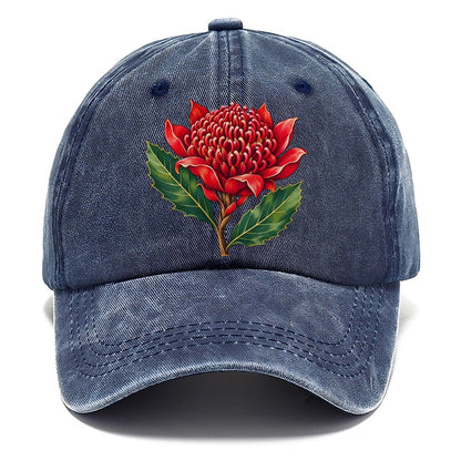 New South Wales Waratah Bloom Australia Cultural Icons Classic Cap – Twilight Navy