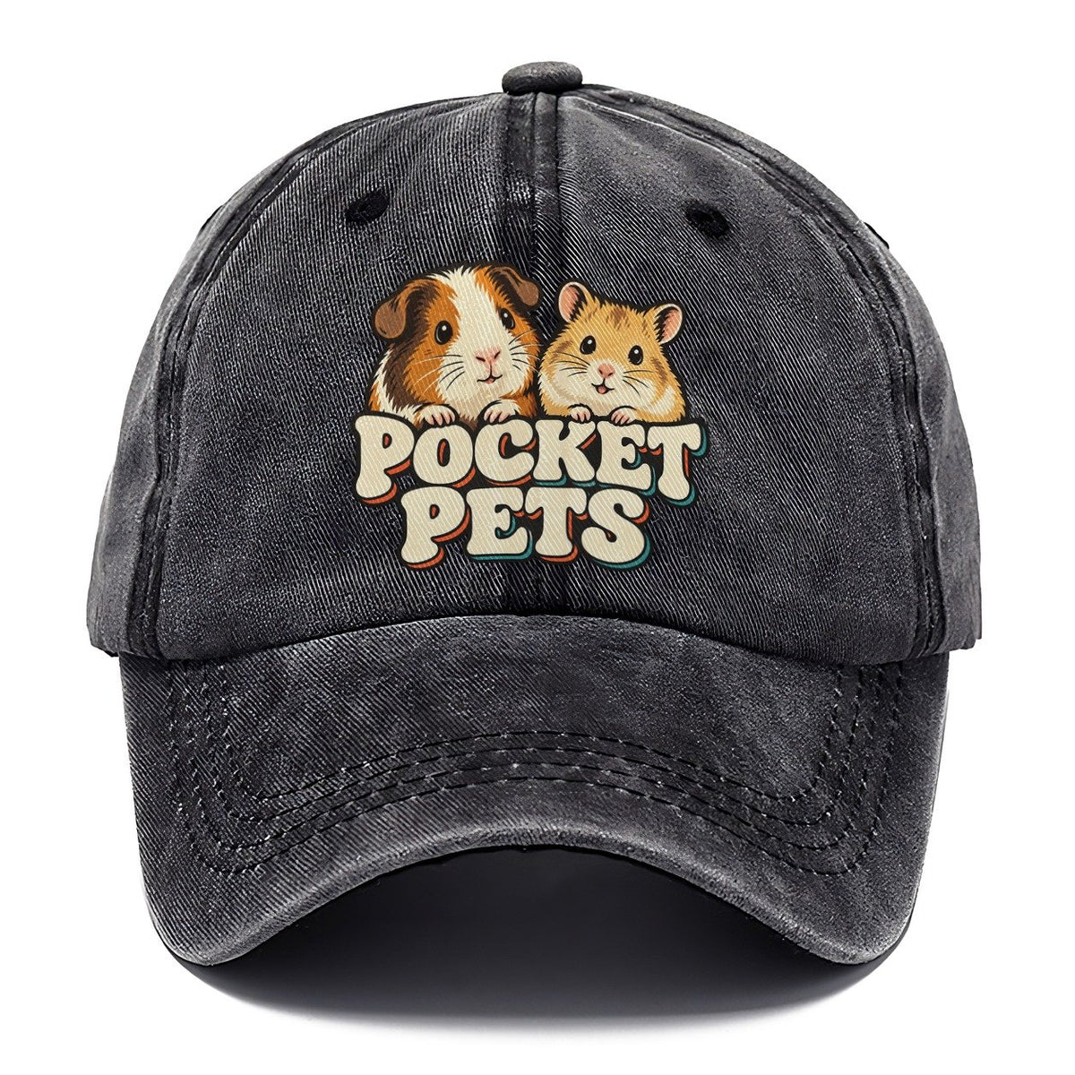 Pocket Pets Small Pet Logos Classic Cap – Graphite