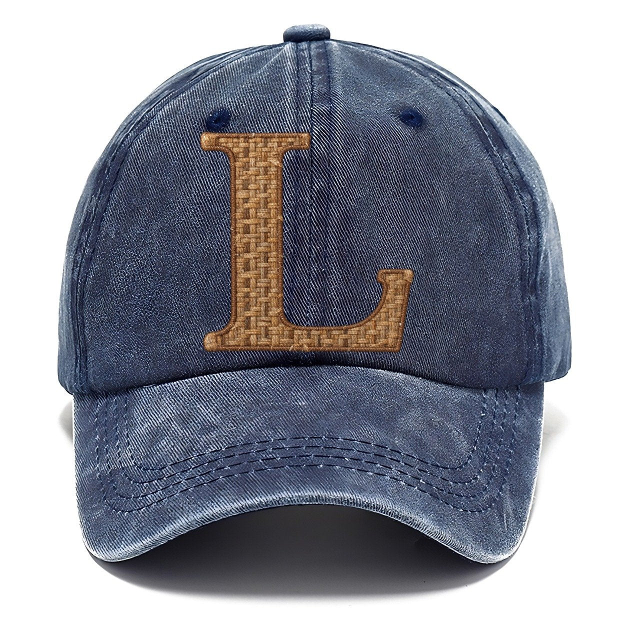 Woven Tweed L Monogram Classic Cap – Twilight Navy