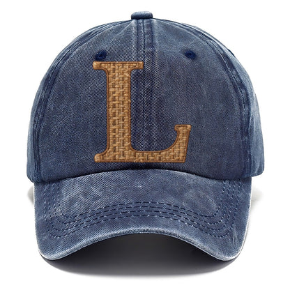 Woven Tweed L Monogram Classic Cap – Twilight Navy