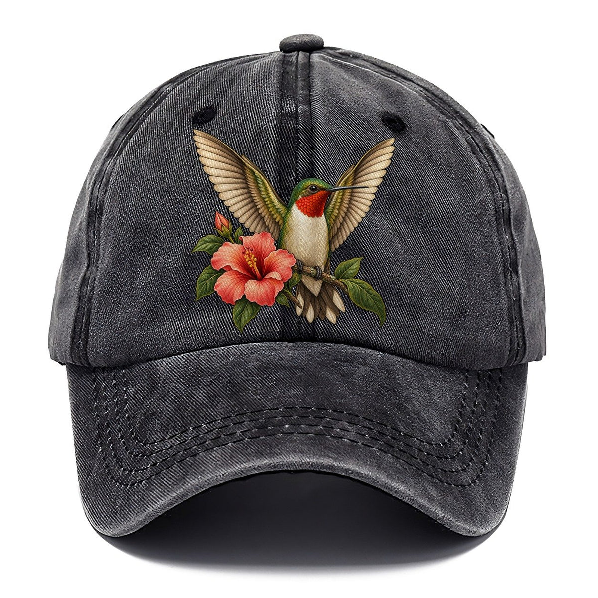 Hummingbird Morning Stretch Character Club Classic Cap – Graphite