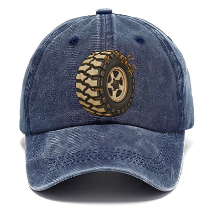 Mud Terrain Tyre Three Quarter Off Roading And Overlanding Classic Cap – Twilight Navy