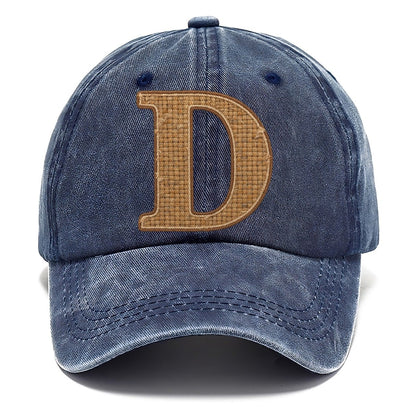 Woven Tweed D Monogram Classic Cap – Twilight Navy