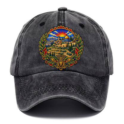 Judean Hills Terraces Jerusalem Classic Cap – Graphite