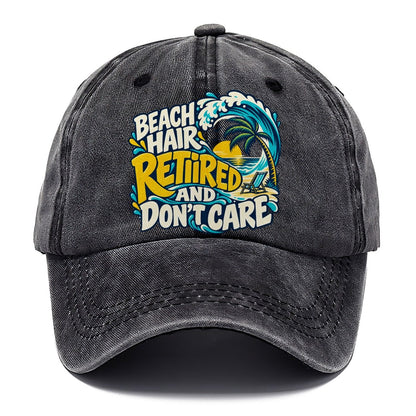 Beach Hair Retired And Don't Care Coastal Living Classic Cap – Graphite