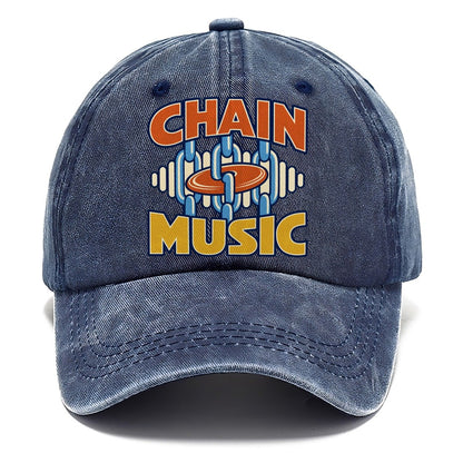 Chain Music Disc Golf Classic Cap – Twilight Navy