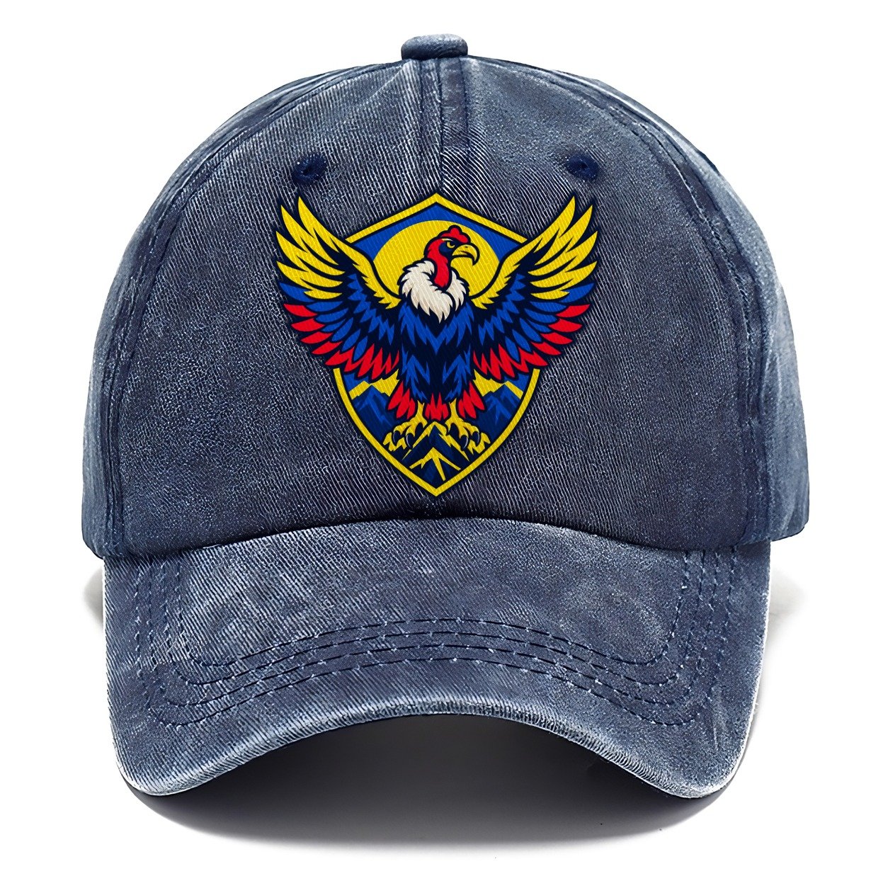 Colombia Minimal Emblem Country Logos Classic Cap – Twilight Navy