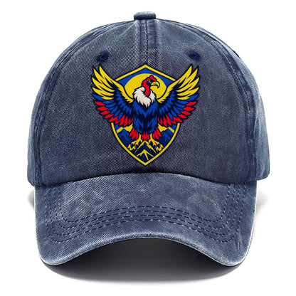 Colombia Minimal Emblem Country Logos Classic Cap – Twilight Navy