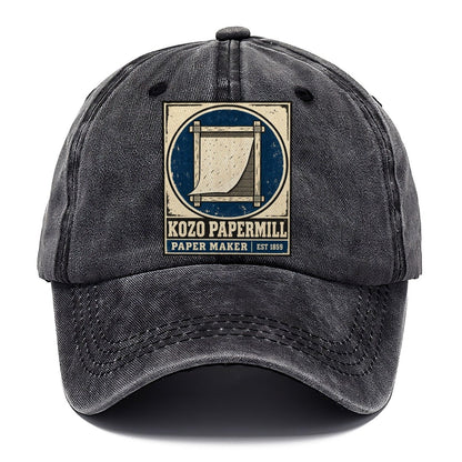 Kozo Paper Mill Noren Trade Co Classic Cap – Graphite