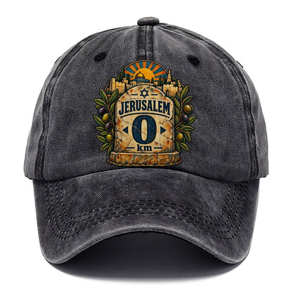 Jerusalem Zero Milestone Jerusalem Classic Cap – Graphite