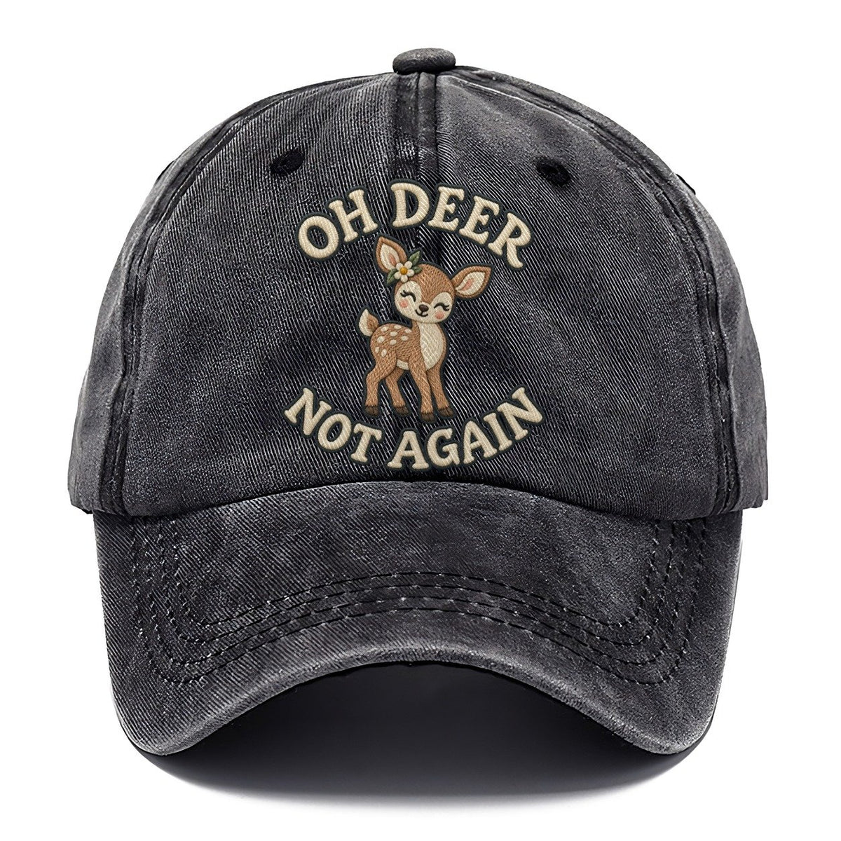 Deer Animal Puns Classic Cap – Graphite