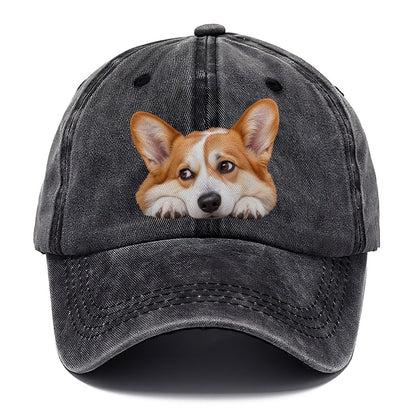 Corgi Resting Chin Character Club Classic Cap – Graphite