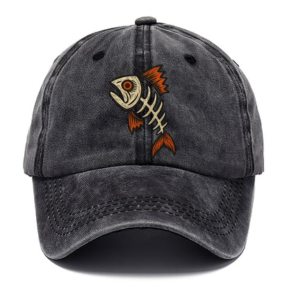Fish Head Skeleton Classic Cap – Graphite