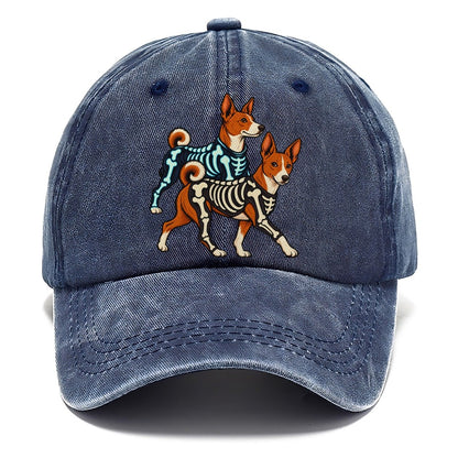 2 Basenjis In Halloween Costumes Hdp 29 Parade Lineup Halloween Dog Parade Classic Cap – Twilight Navy