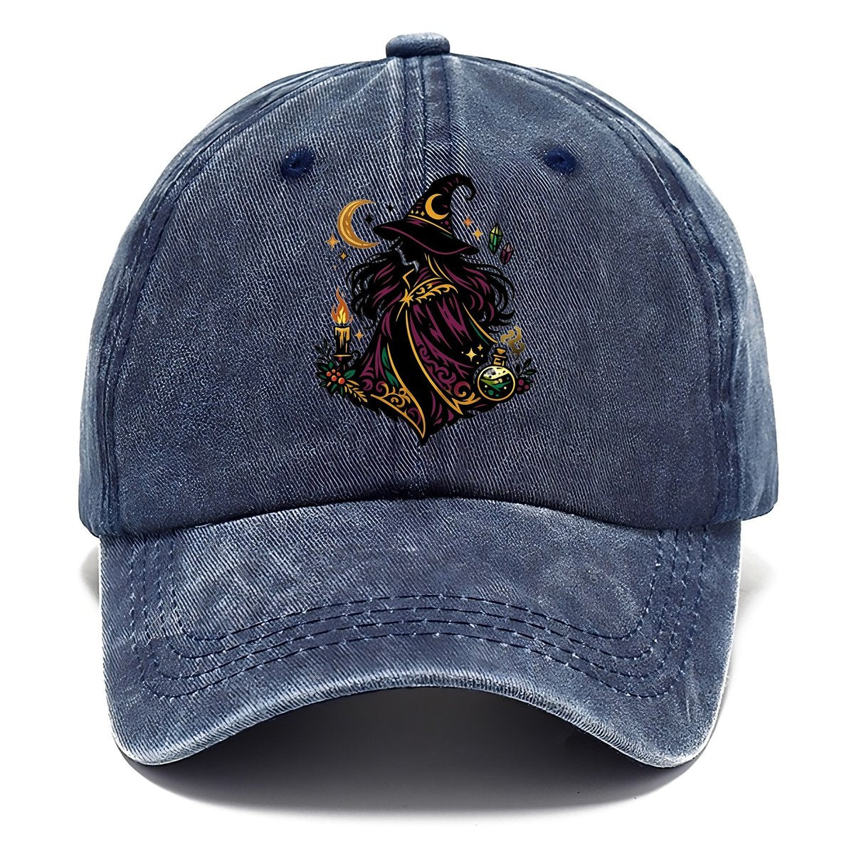 Elegant Witch Moon Crystals Classic Cap – Twilight Navy