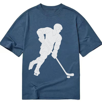 Ice Hockey Player Classic T-shirt – Twilight Navy