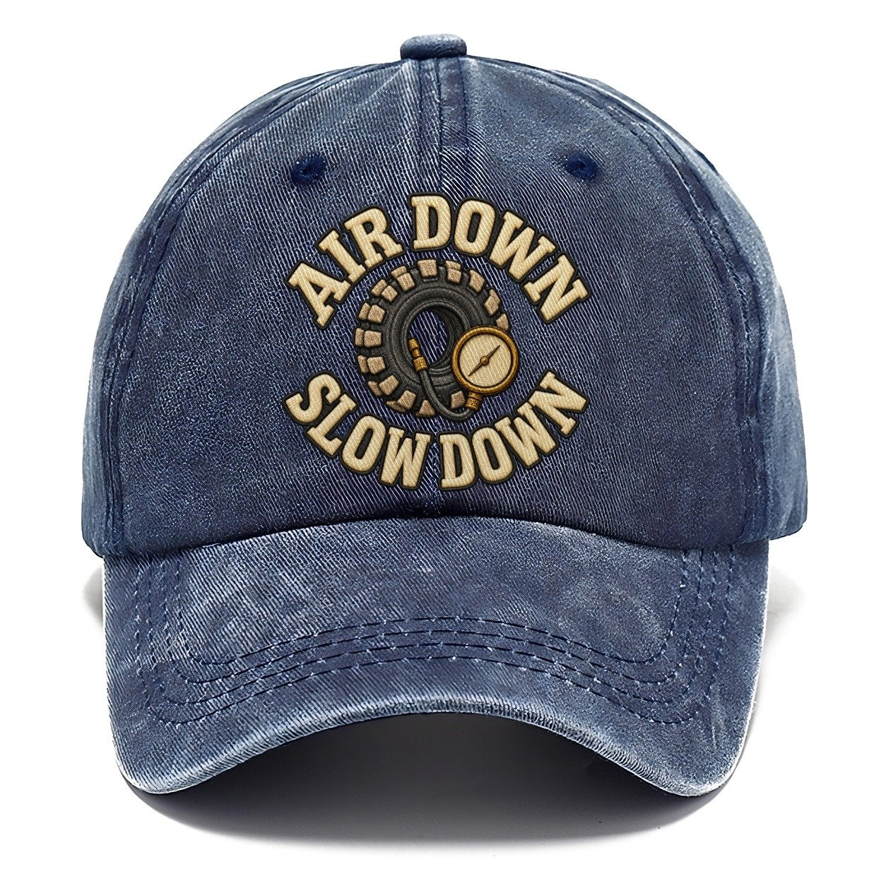 Air Down Slow Down Off Roading And Overlanding Classic Cap – Twilight Navy