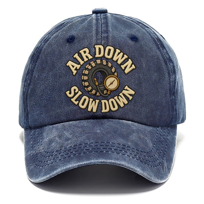 Air Down Slow Down Off Roading And Overlanding Classic Cap – Twilight Navy