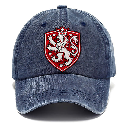Denmark Minimal Emblem Country Logos Classic Cap – Twilight Navy
