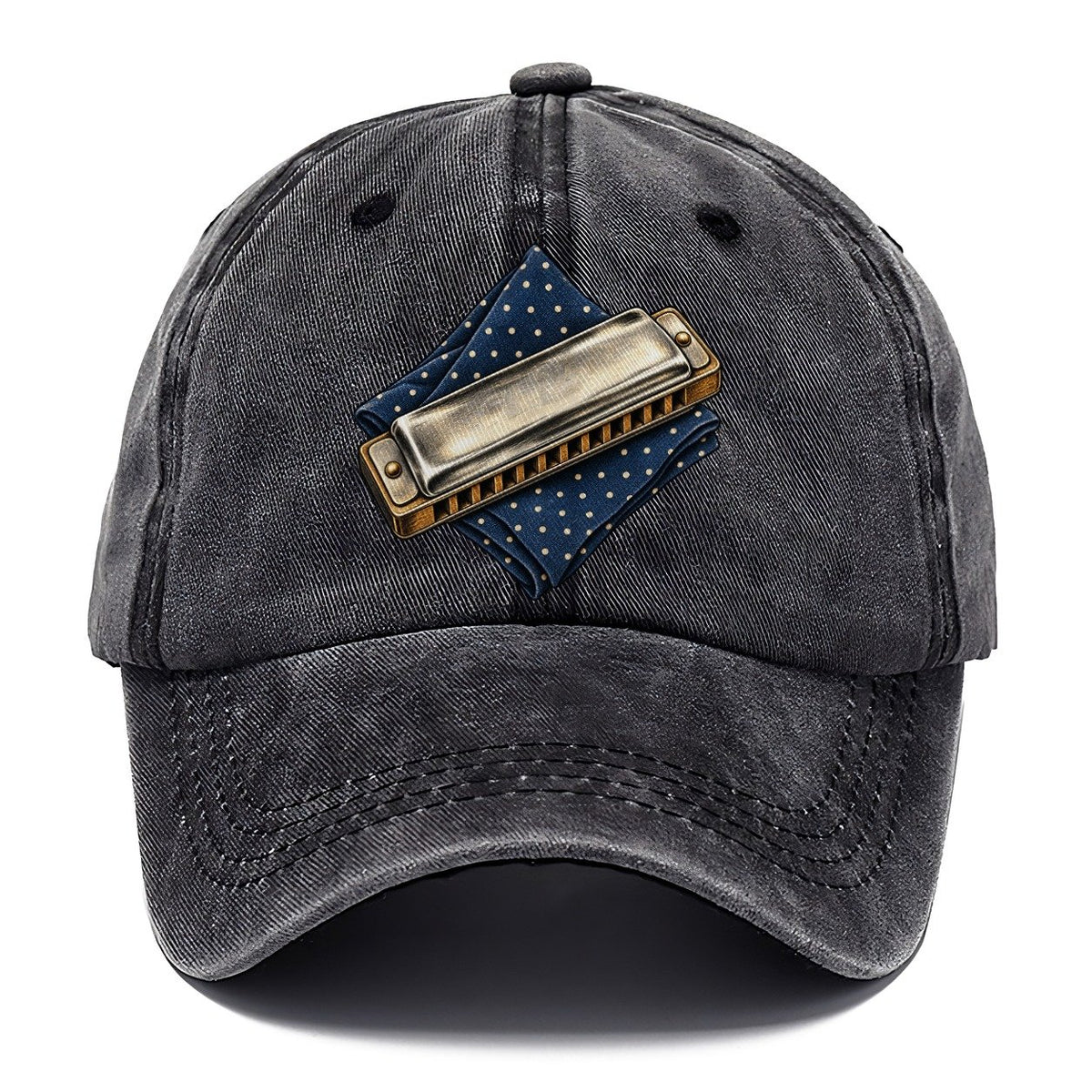 Harmonica Indigo Fold Pastimes Companions Classic Cap – Graphite