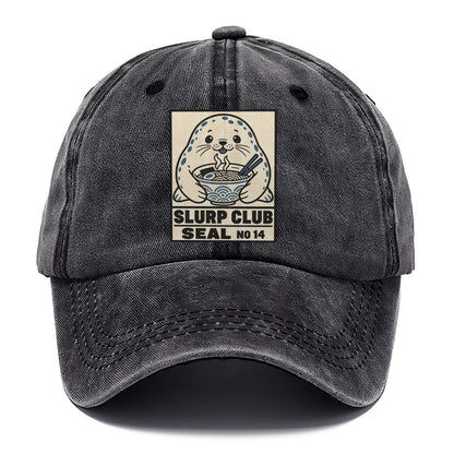 Seal Seafood Slurp Club Classic Cap – Graphite