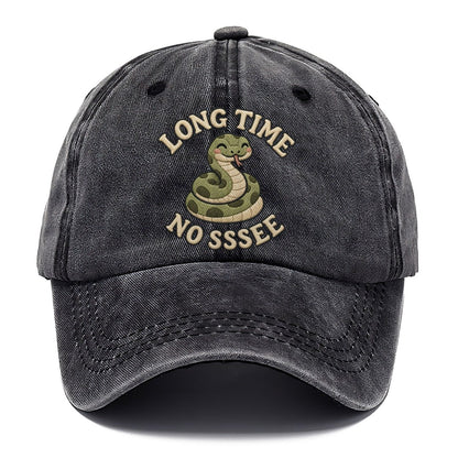 Snake Animal Puns Classic Cap – Graphite