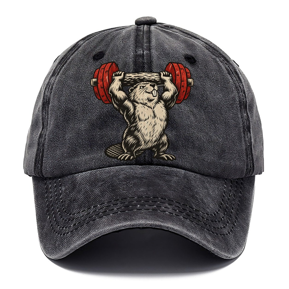 Beaver Log Press Animal Lifters Classic Cap – Graphite