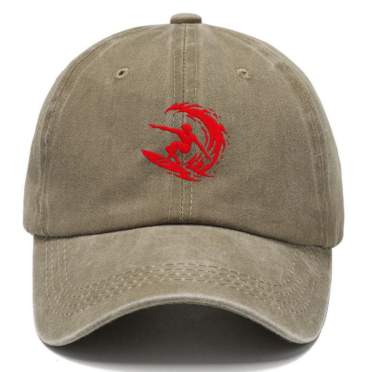 Surfer Bottom Turn Micro Motion Mark Classic Cap – Warm Sand