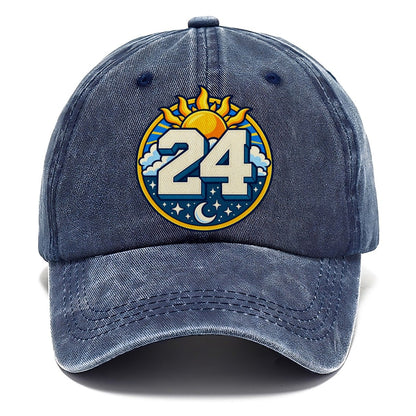 All Day Every Hour Number Club Classic Cap – Twilight Navy