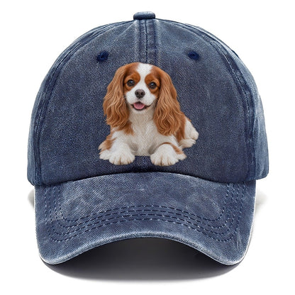 Cavalier King Charles Spaniel Lying Down Top Breeds Classic Cap – Twilight Navy