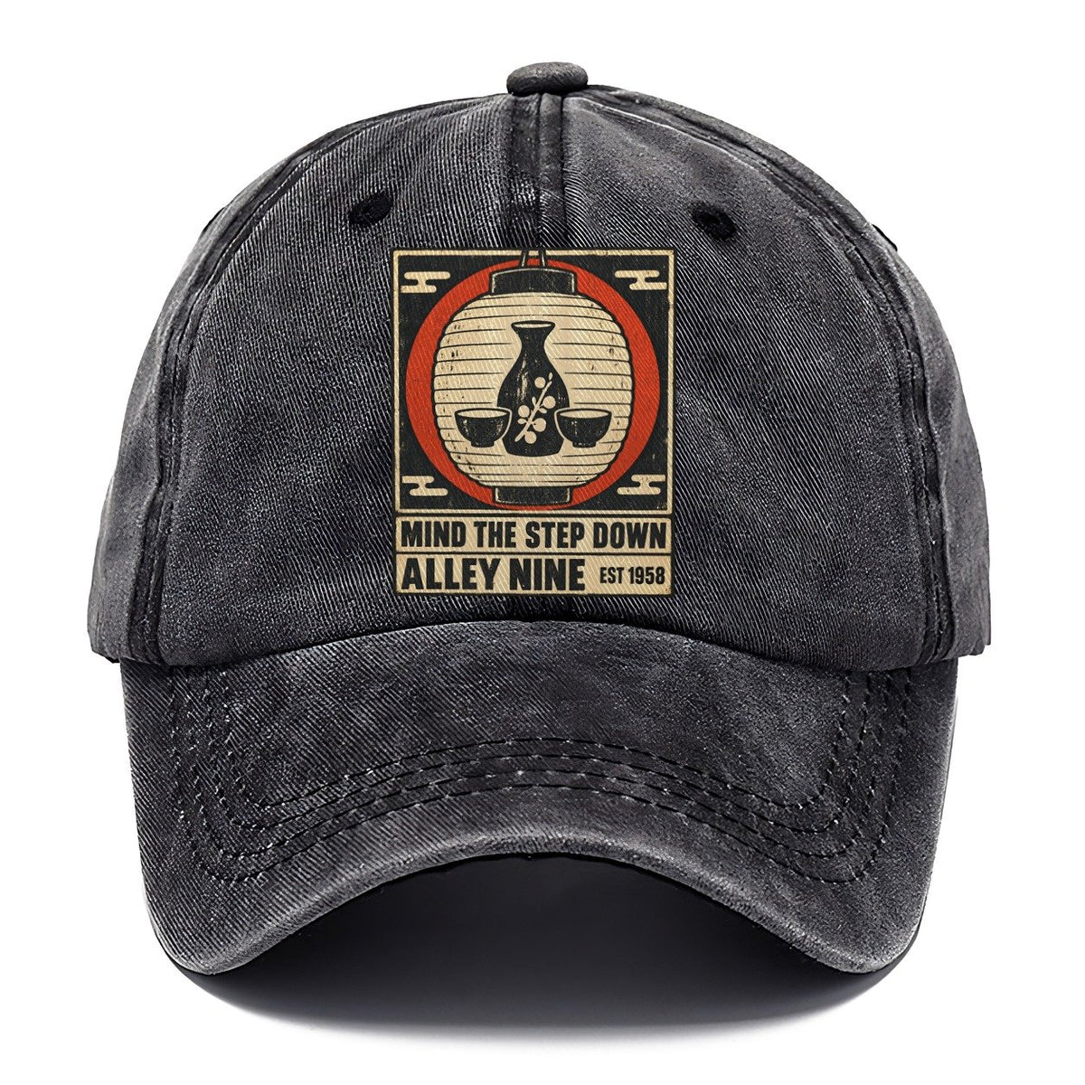 Alley Nine Izakaya Rules Classic Cap – Graphite
