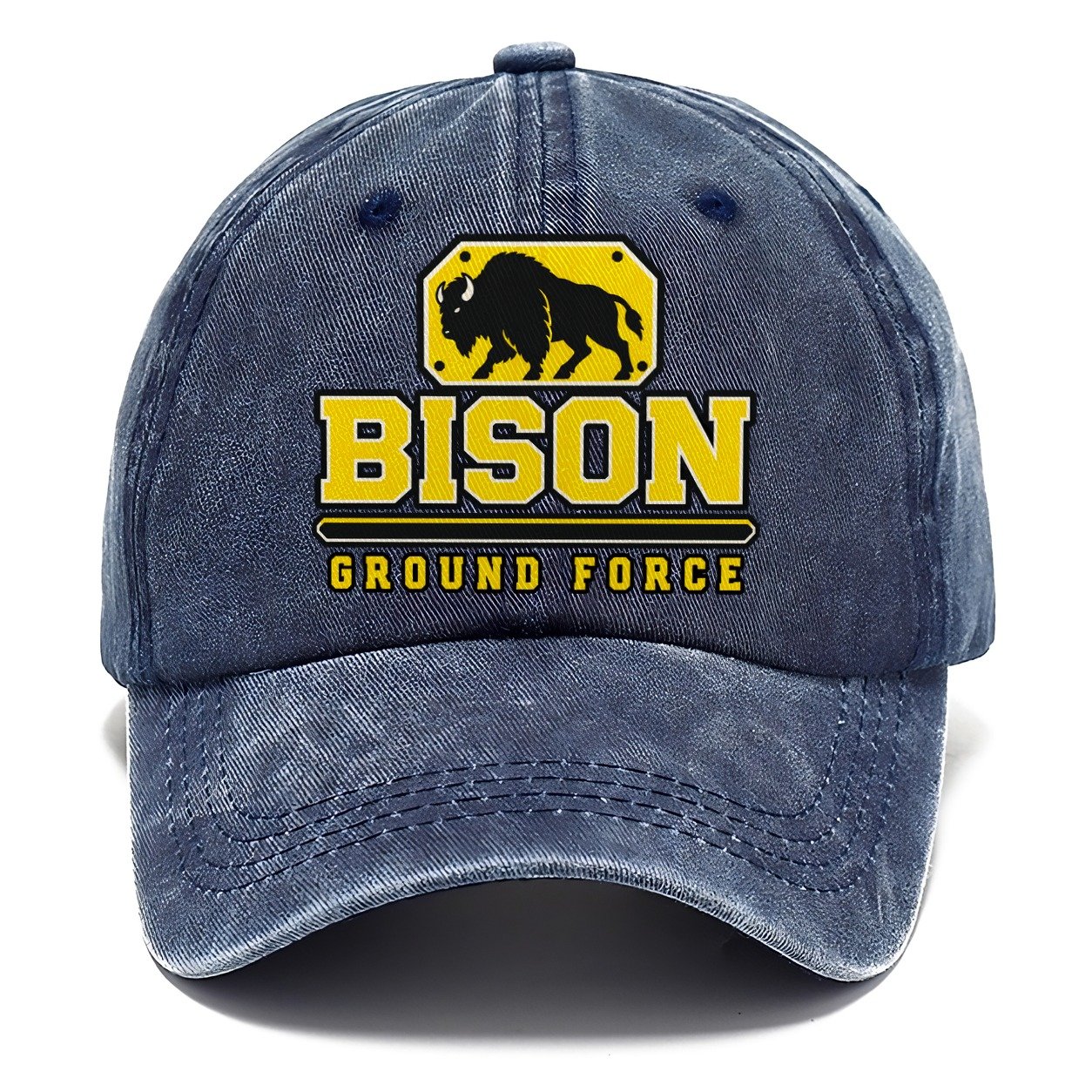 Bison Ground Force Heavy Duty Classic Cap – Twilight Navy