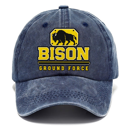Bison Ground Force Heavy Duty Classic Cap – Twilight Navy