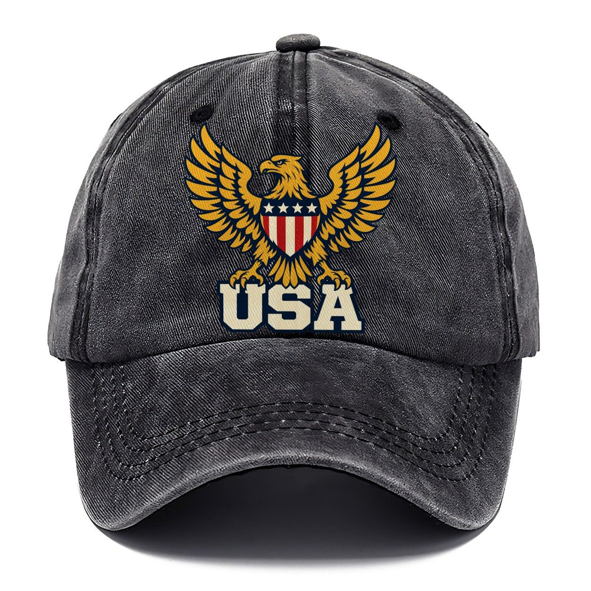 USA Eagle Shield Classic Cap – Graphite